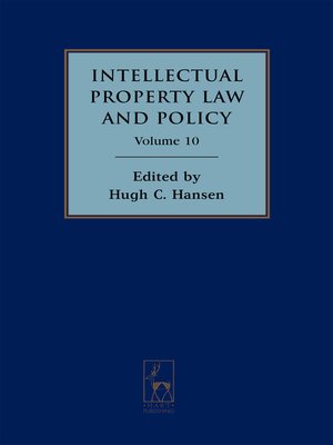 cover image of Intellectual Property Law and Policy, Volume 10